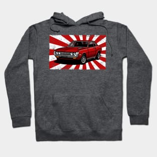 The cool classic coupe with flag background Hoodie